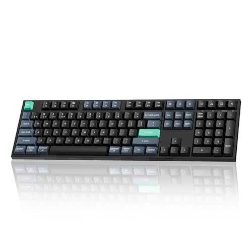 Keychron B36 kabellose Bluetooth-Tastatur, 2,4 GHz, ergonomisches Design, 100 % Layout, kompatibel mit Mac, Windows, Linux